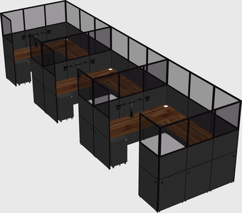 Cabine en u