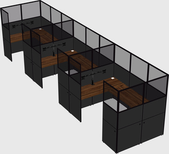 Cabine en u