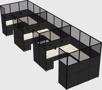 Cabine en u