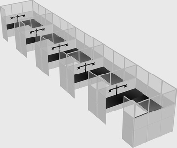 Cabine en u