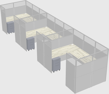 Cabine en u