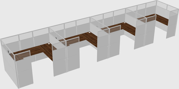 Cabine en u