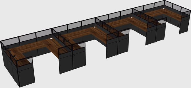 Cabine en u
