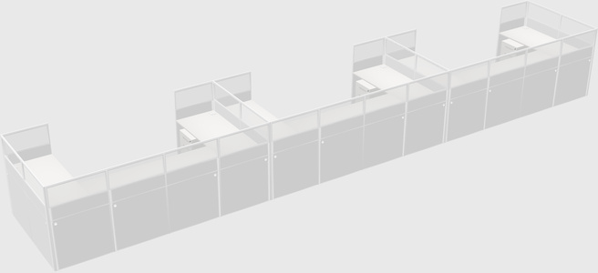 Cabine en u