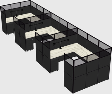 Cabine en u