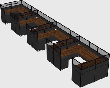 Cabine en u