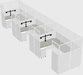 Cabine en u