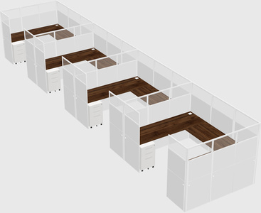 Cabine en u
