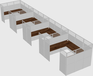 Cabine en u