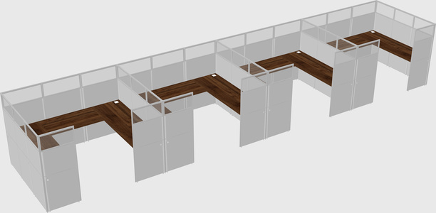 Cabine en u