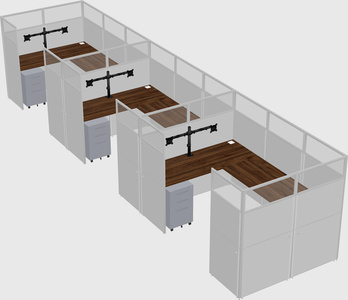 Cabine en u