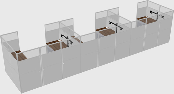 Cabine en u