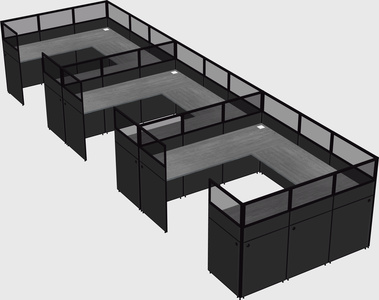 Cabine en u