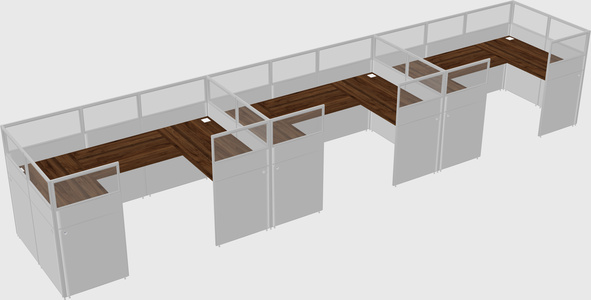 Cabine en u