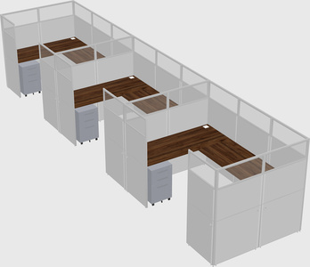 Cabine en u