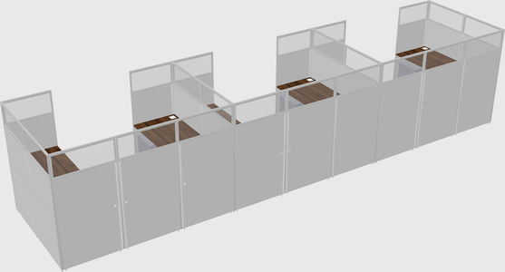Cabine en u