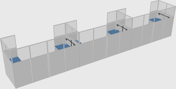 Cabine en u