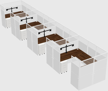 Cabine en u