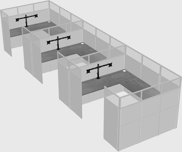 Cabine en u