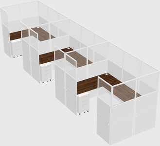 Cabine en u