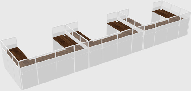 Cabine en u