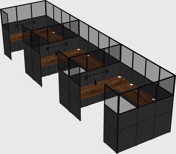 Cabine en u