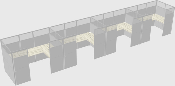 Cabine en u
