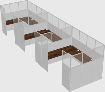 Cabine en u