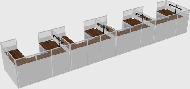 Cabine en u