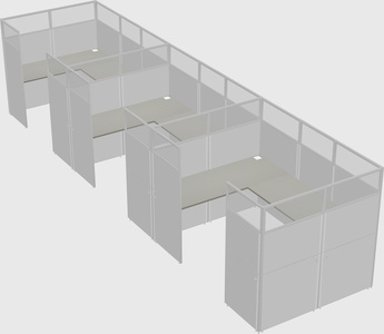 Cabine en u