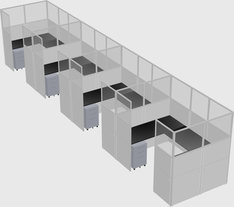 Cabine en u
