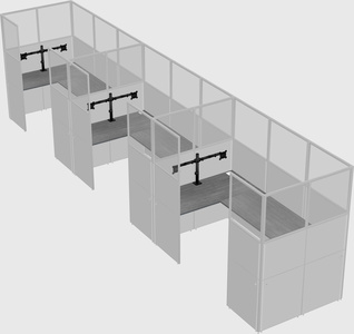 Cabine en u