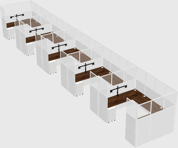 Cabine en u