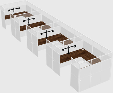 Cabine en u