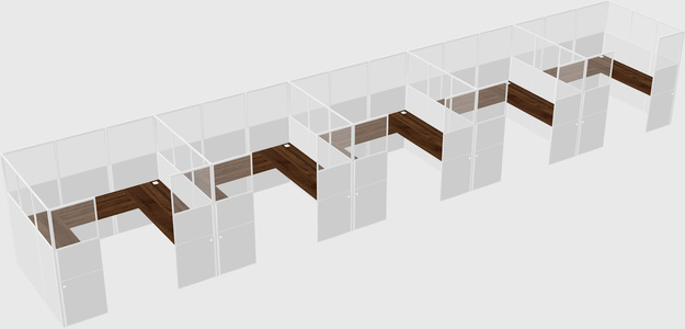 Cabine en u