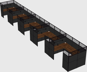 Cabine en u