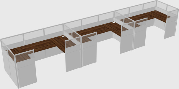 Cabine en u