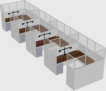 Cabine en u