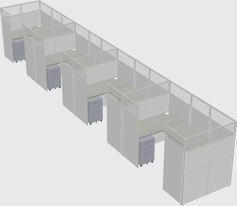 Cabine en u