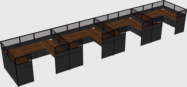 Cabine en u
