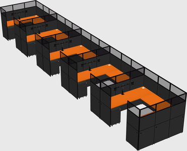 Cabine en u