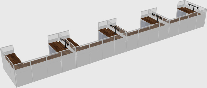 Cabine en u