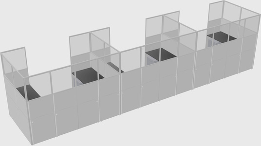 Cabine en u