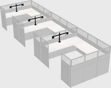 Cabine en u