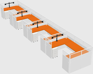 Cabine en u
