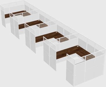 Cabine en u