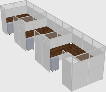 Cabine en u
