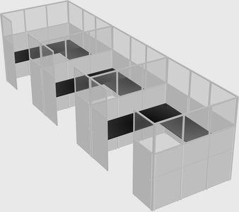 Cabine en u