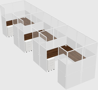 Cabine en u