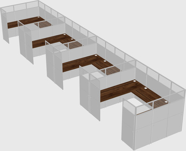 Cabine en u